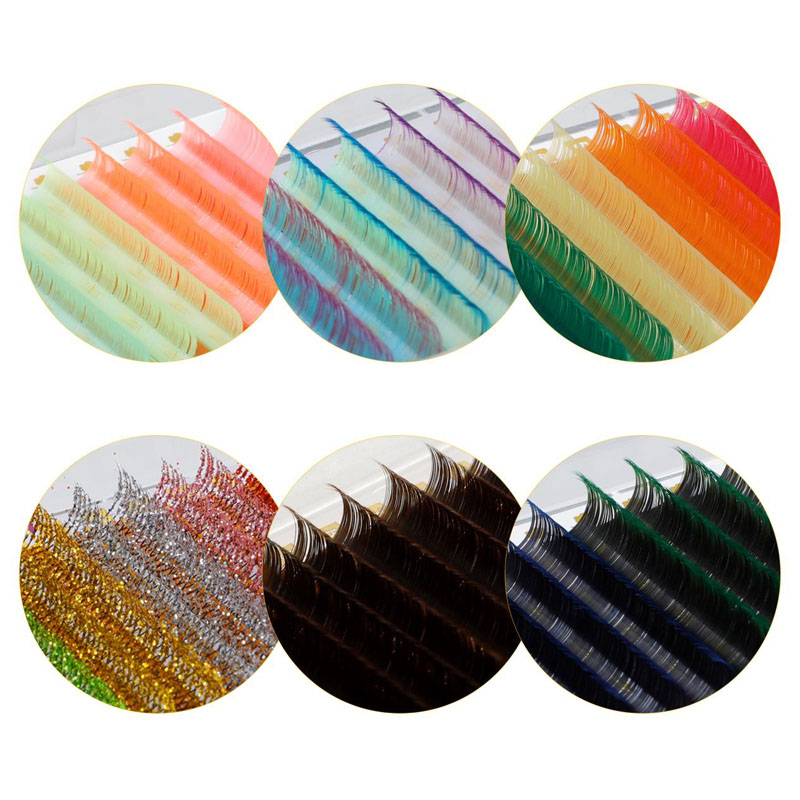 রঙিন আইল্যাশ এক্সটেনশন